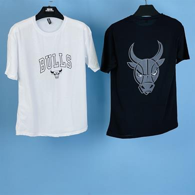 Tmb Bulls Oversize Tişört Beyaz