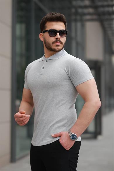 Tmb Eko Polo Yaka Açık Gri