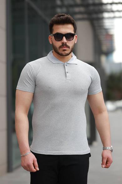 Tmb Eko Polo Yaka Açık Gri