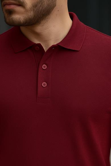 Tmb Eko Polo Yaka Bordo