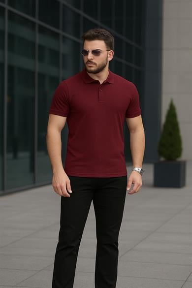 Tmb Eko Polo Yaka Bordo
