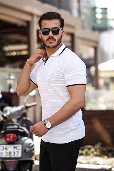 Tmb Hemşire Yaka Tişört Beyaz