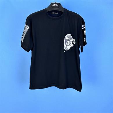 Tmb Maske Oversize Tişört Siyah