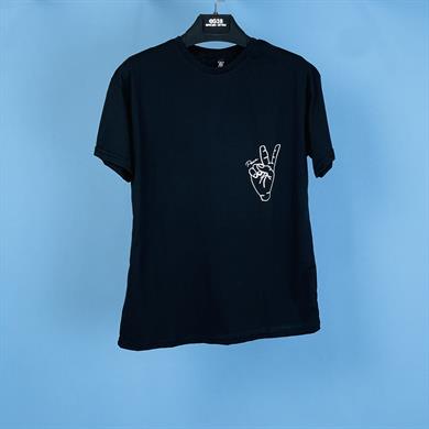 Tmb Peace Oversize Tişört Siyah