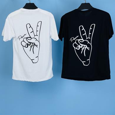 Tmb Peace Oversize Tişört Siyah