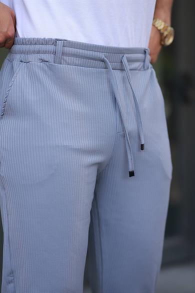 Yıldız Jogger Pantolon Açık Gri