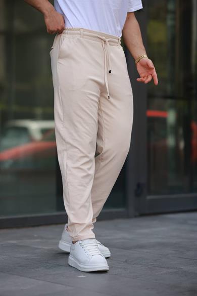 Yıldız Jogger Pantolon Krem