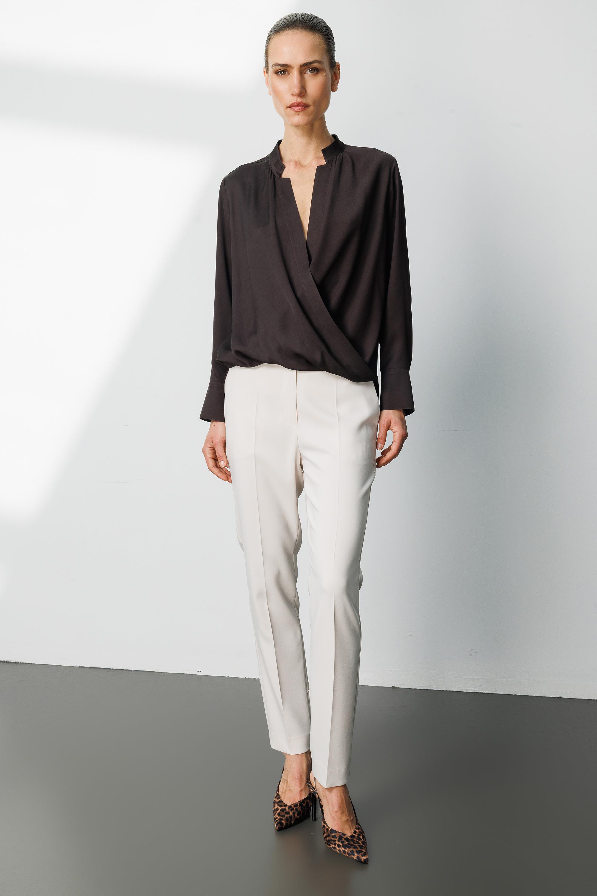 Anvelop Manşetli Bluz