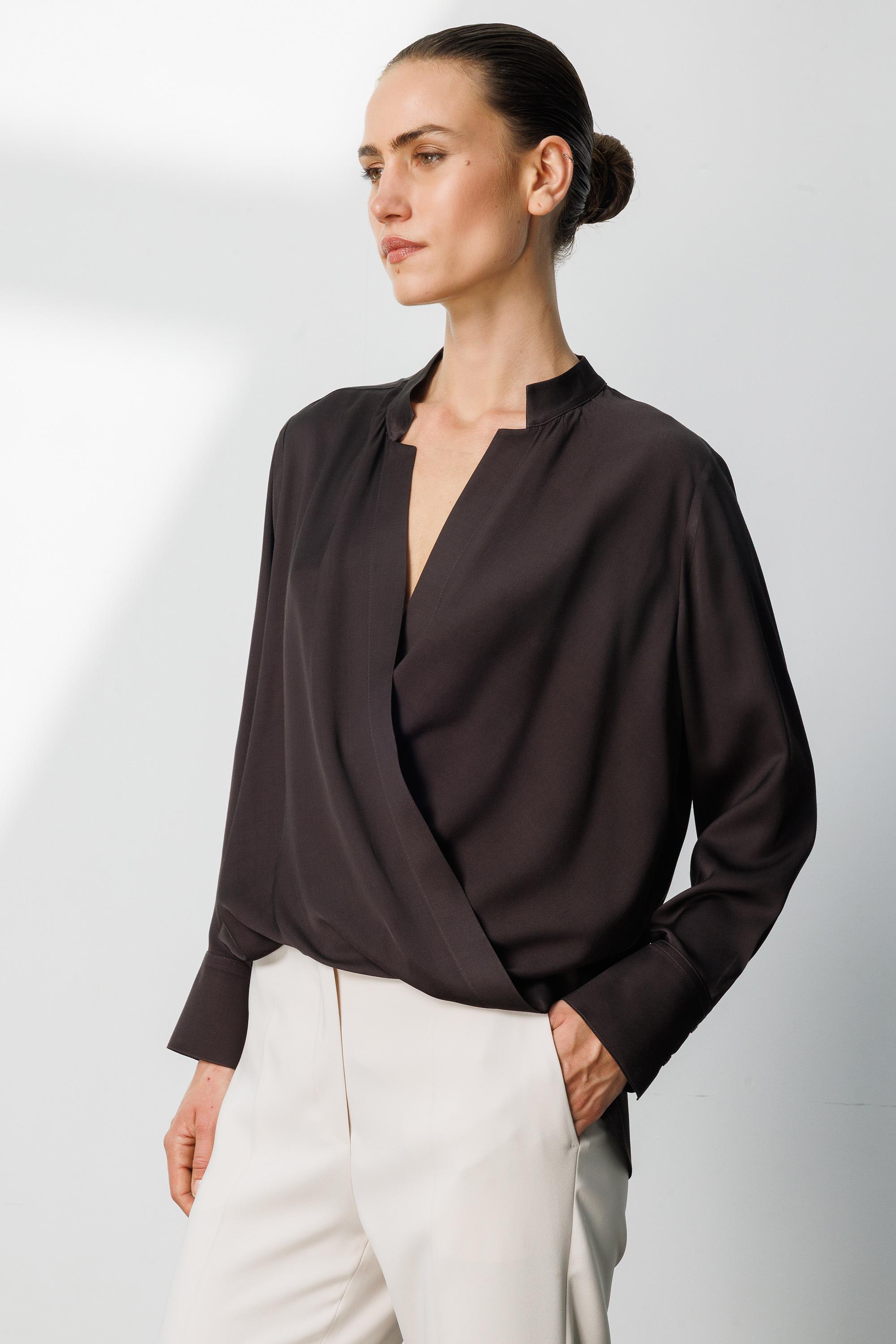 Anvelop Manşetli Bluz