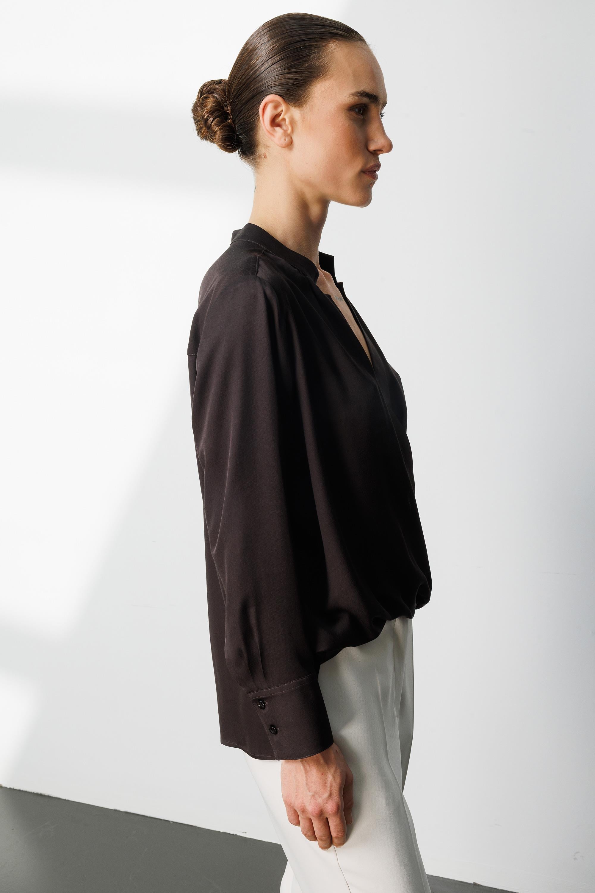 Anvelop Manşetli Bluz