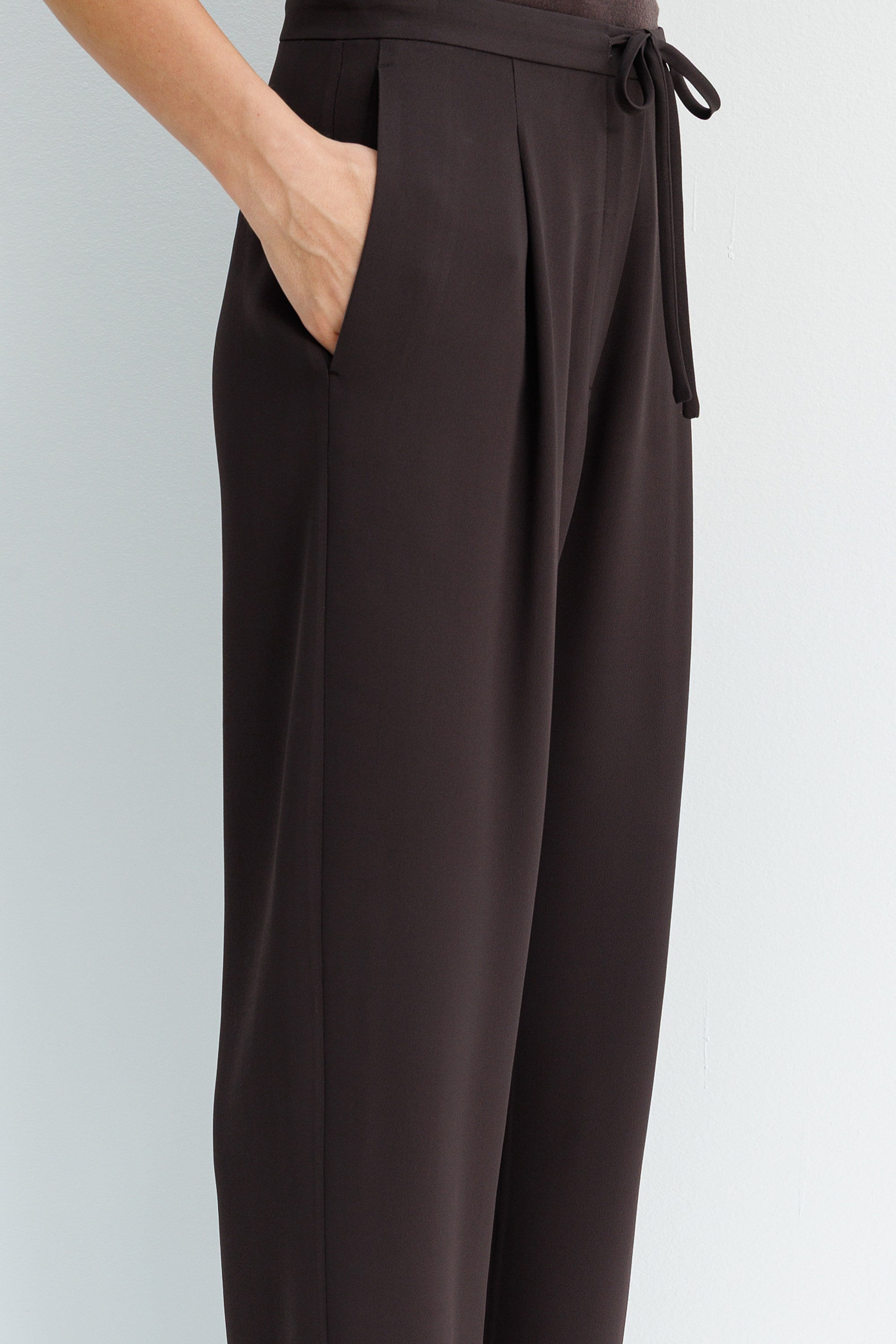 Bağcıklı Bol Kesim Pantolon