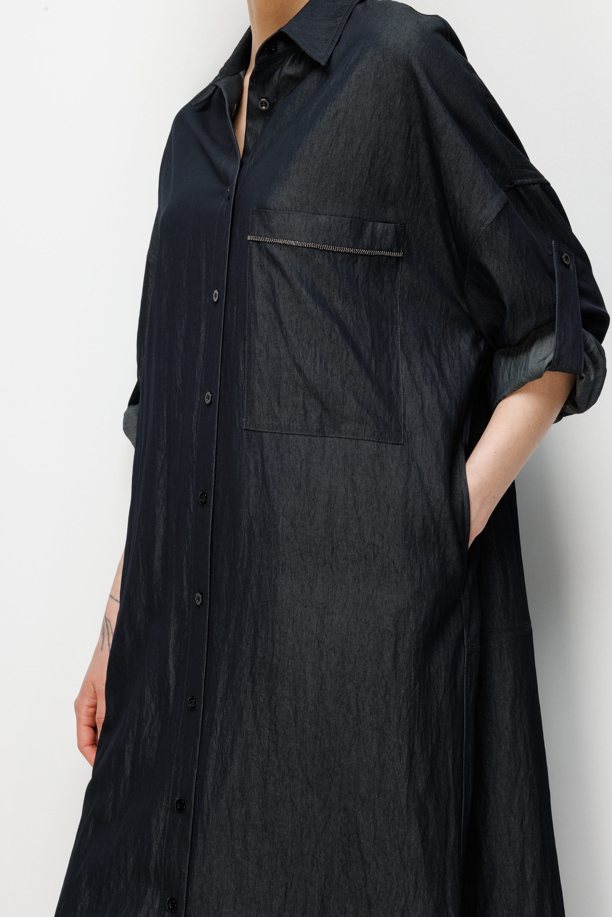 Cepli Gömlek Elbise