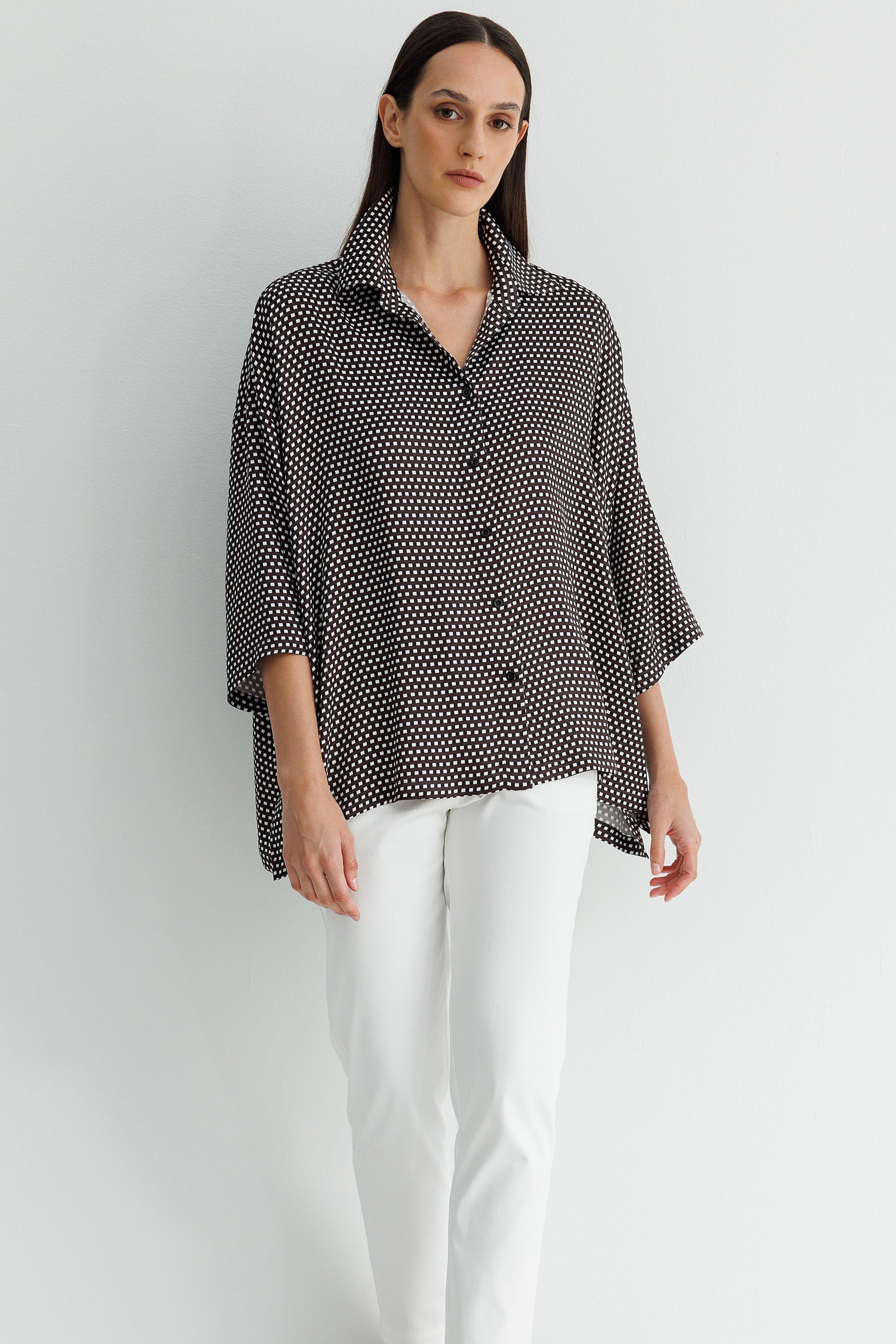 Düşük Kol Empirme Bluz