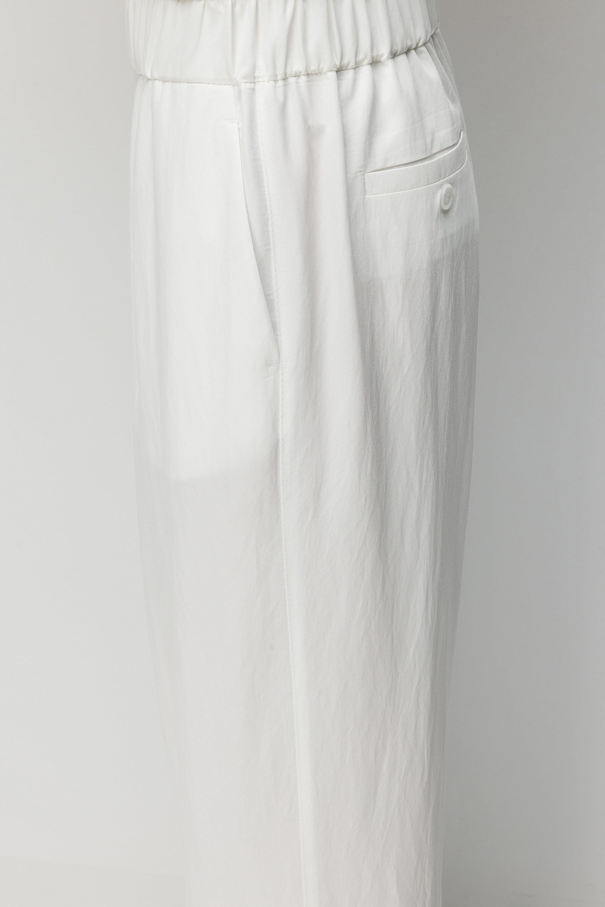 Elastan Kemerli Bol Kesim Pantolon