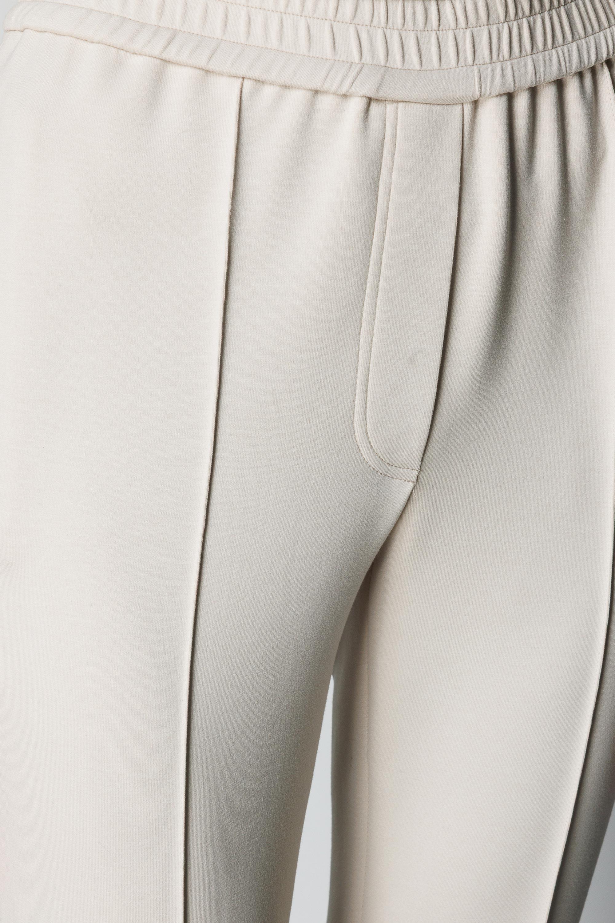 Elastan Kemerli Önden Dikişli Sweat Pantolon