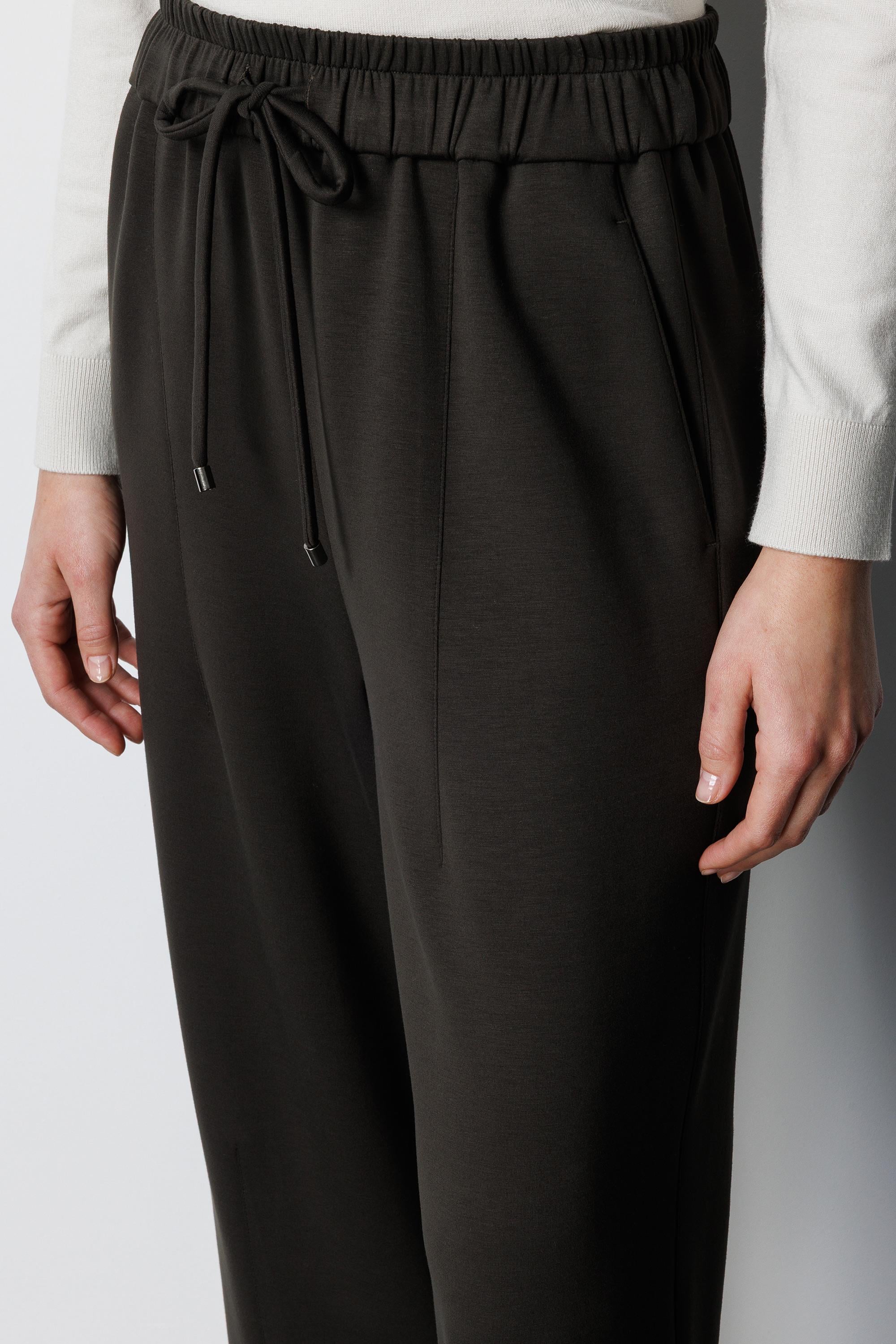 Elastan Kemerli Pensli Sweat Pantolon