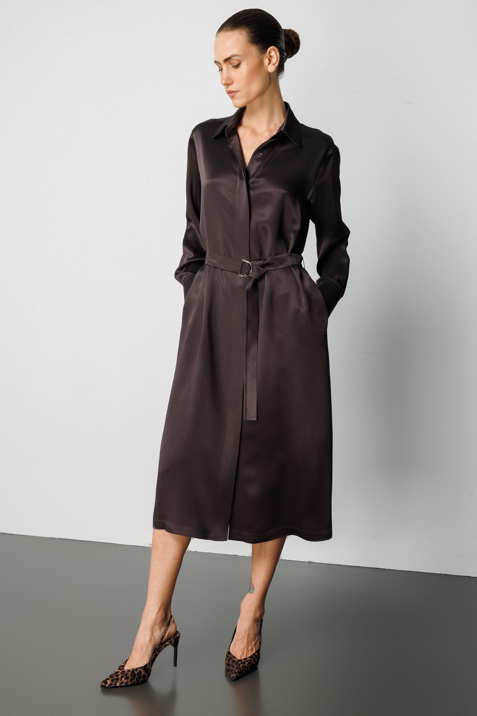 Gizli Pat Kemerli Elbise