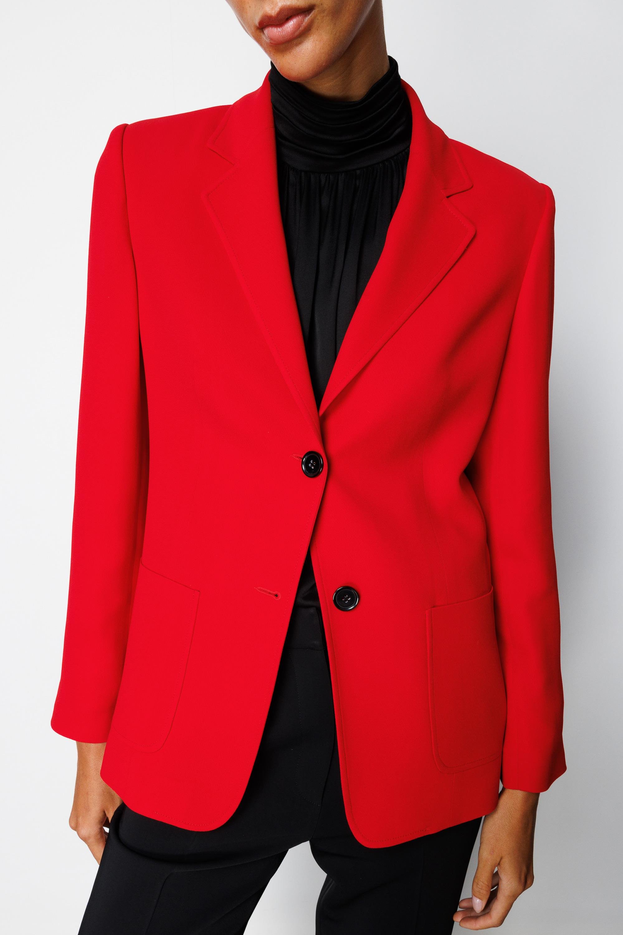 İki Dügmeli Dıştan Cepli Ceket