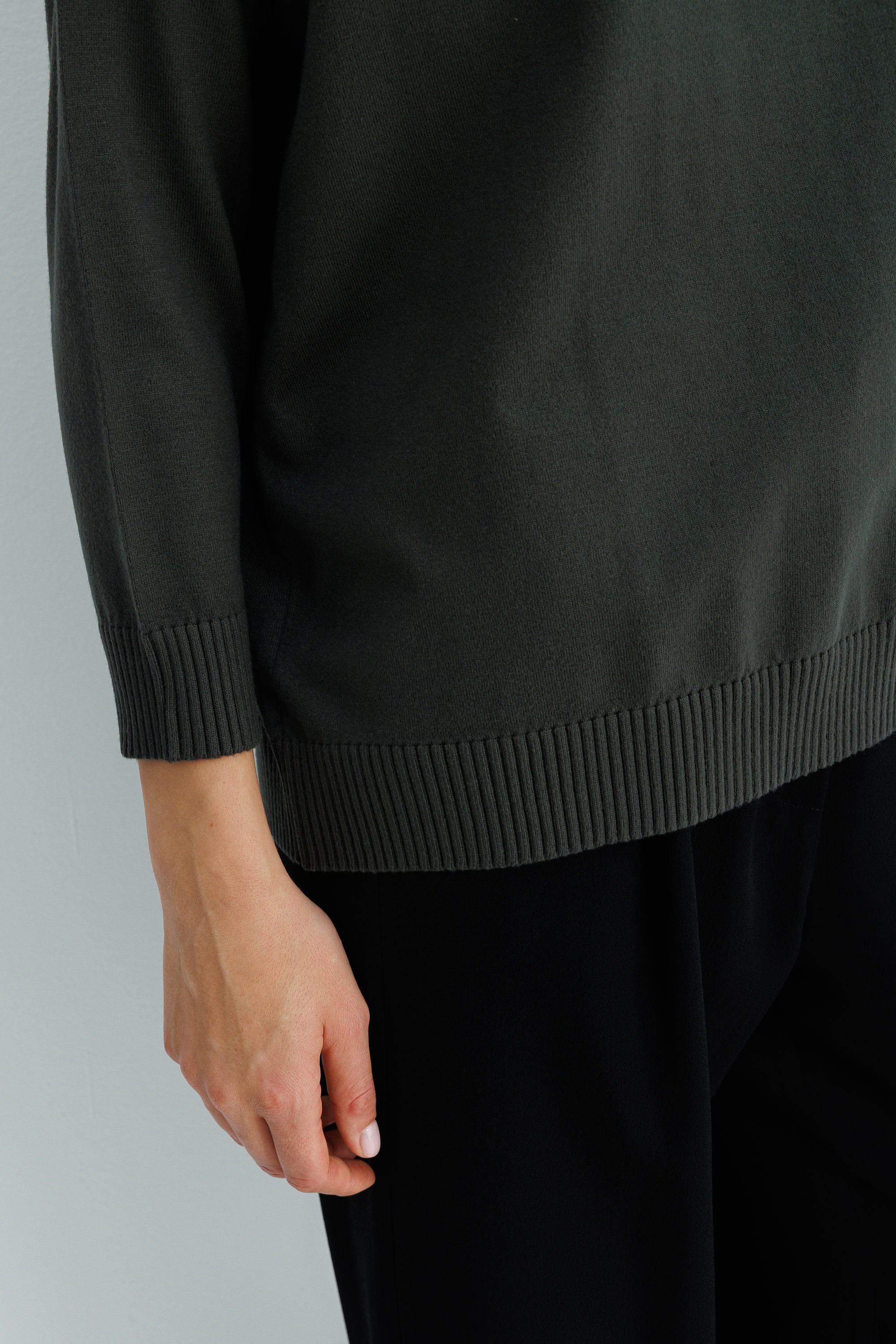 Kayık Yaka Oversize Triko