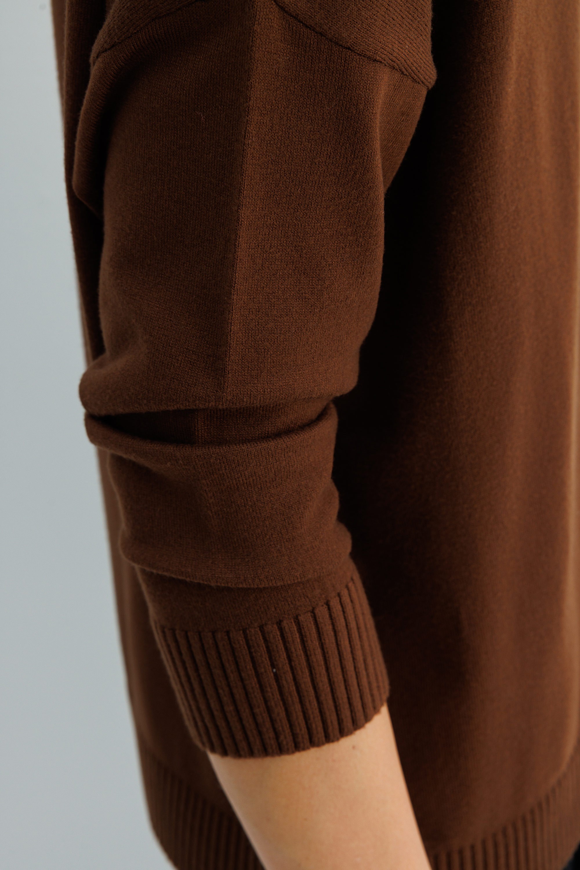 Kayık Yaka Oversize Triko