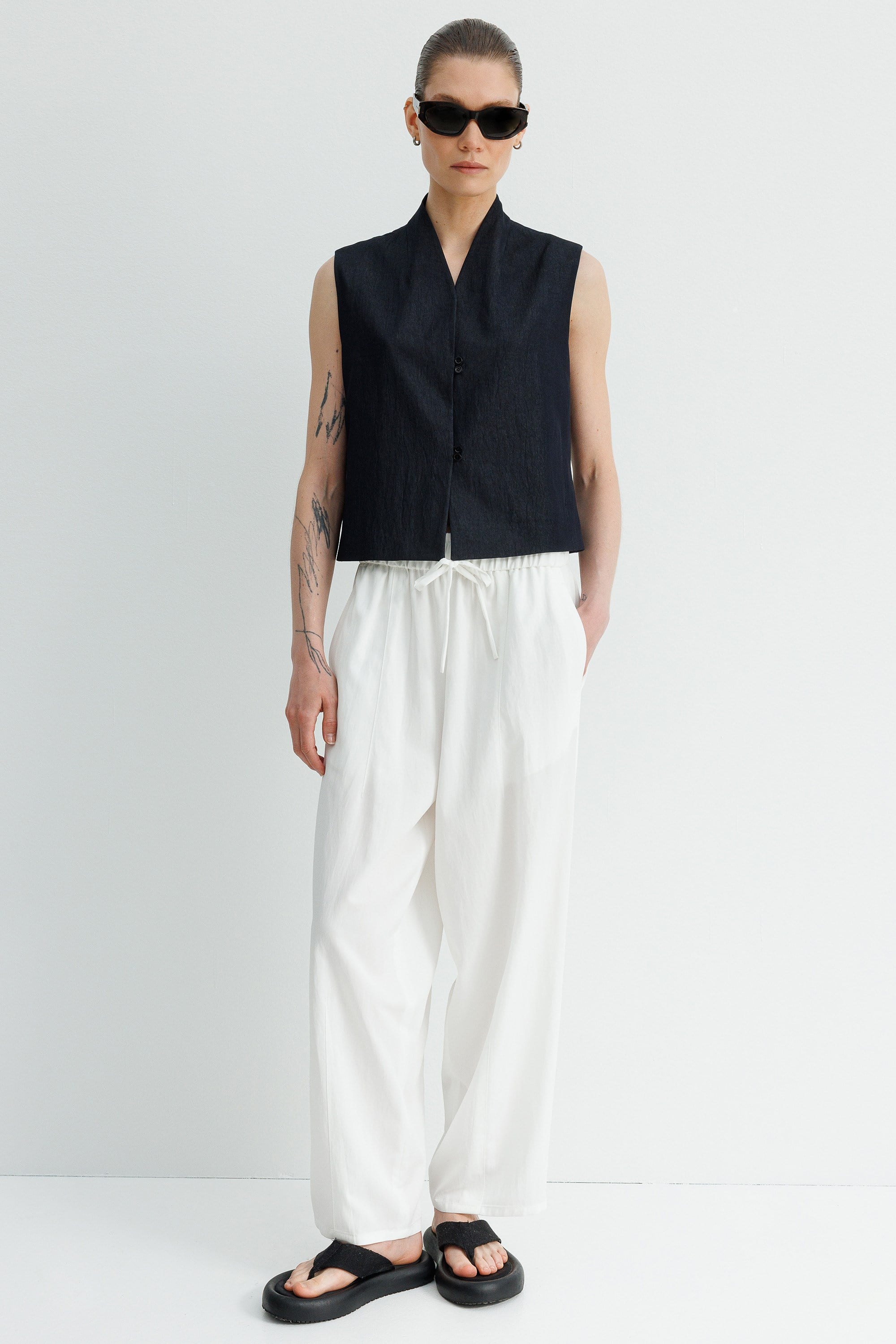 Kimono Yaka Kolsuz Bluz