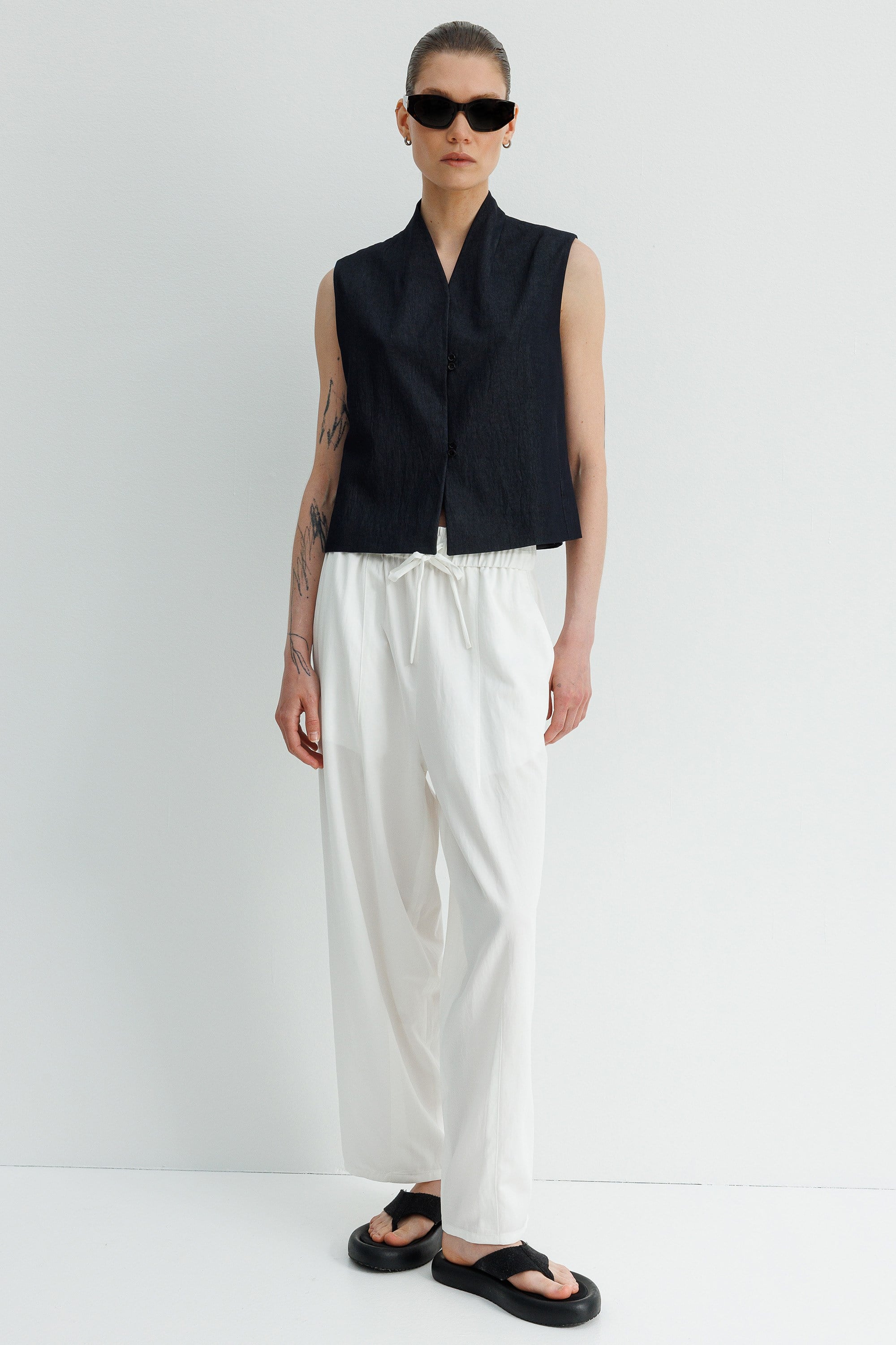 Kimono Yaka Kolsuz Bluz