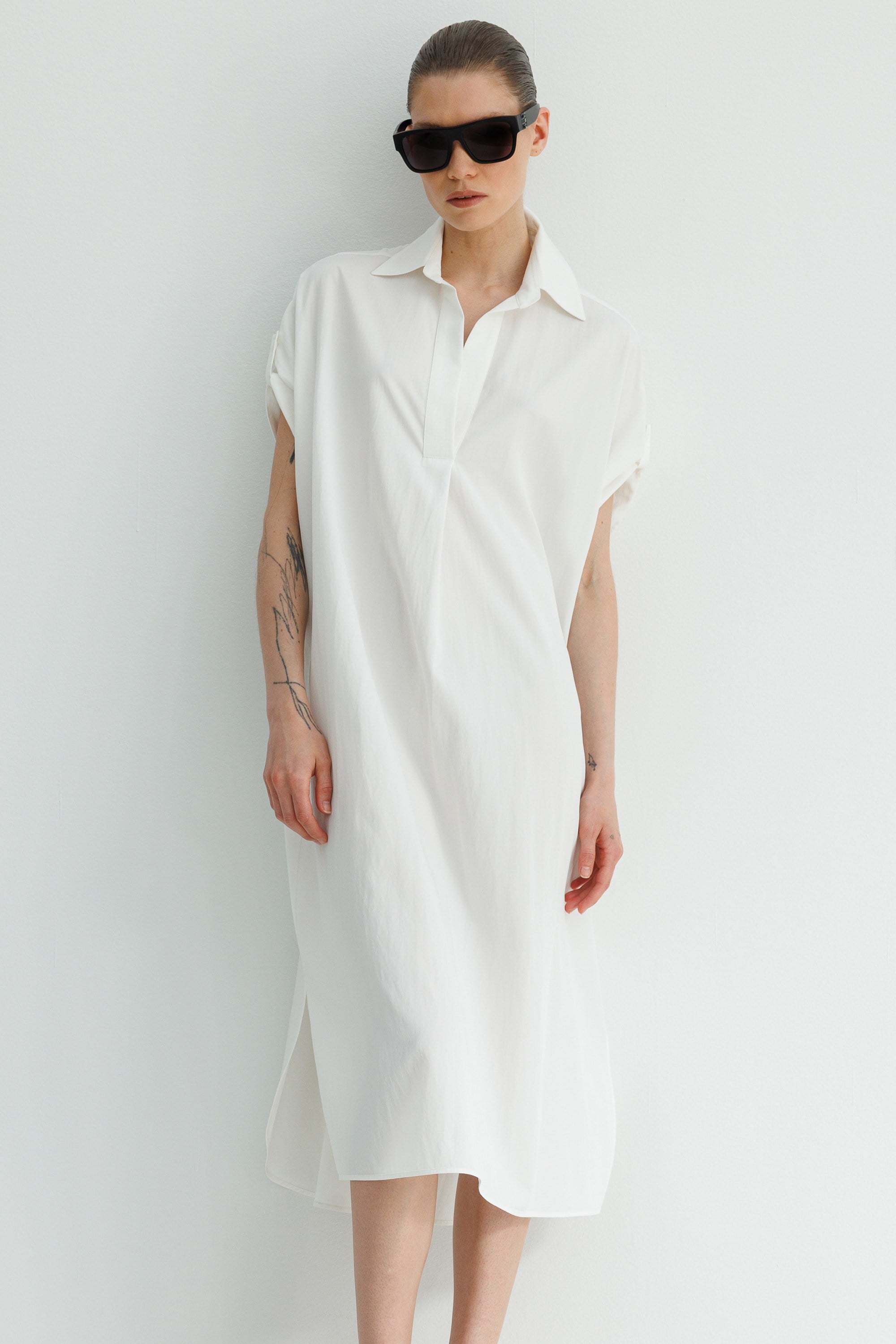 Kolu Apoletli Elbise