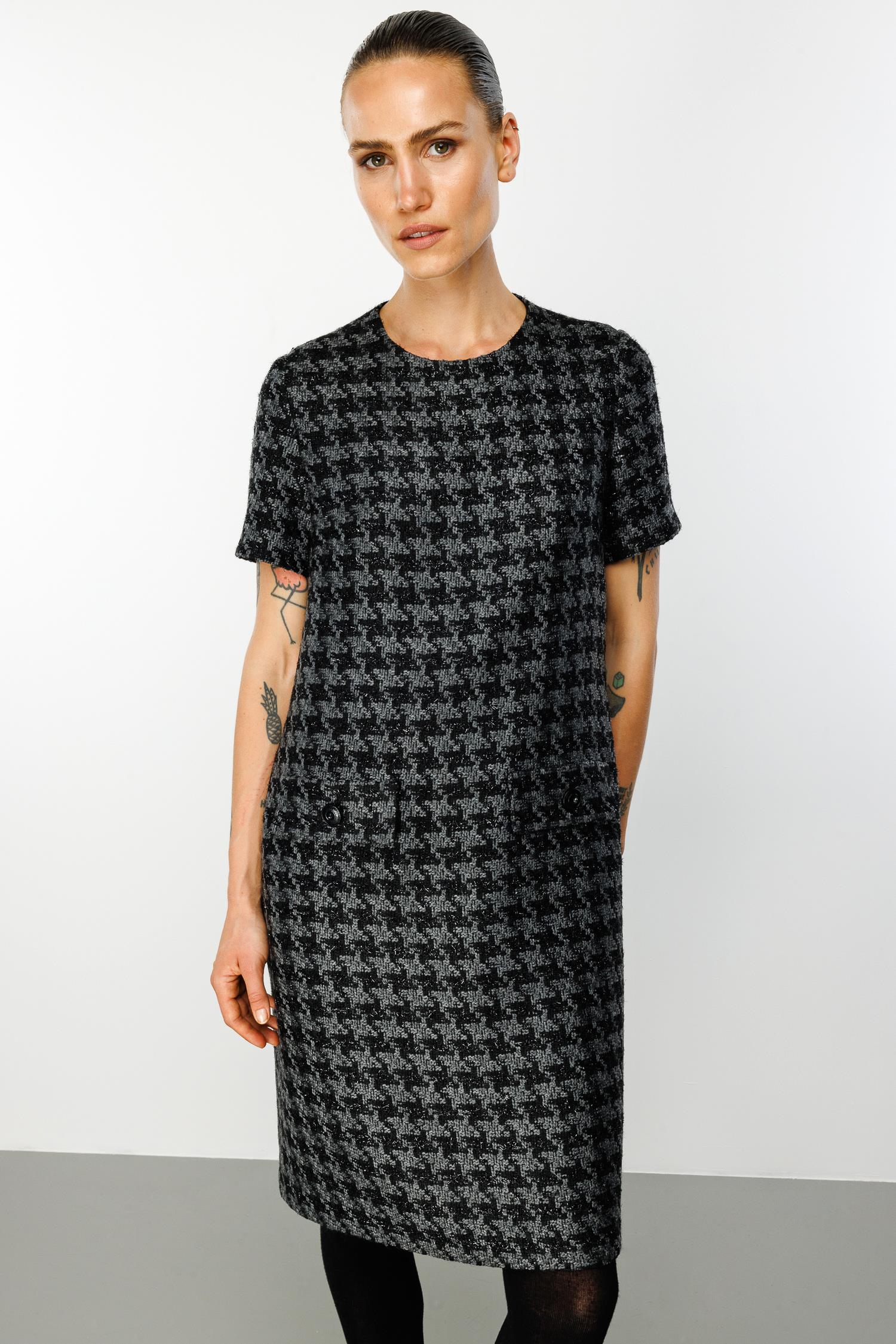 O Yaka Kazayağı Elbise