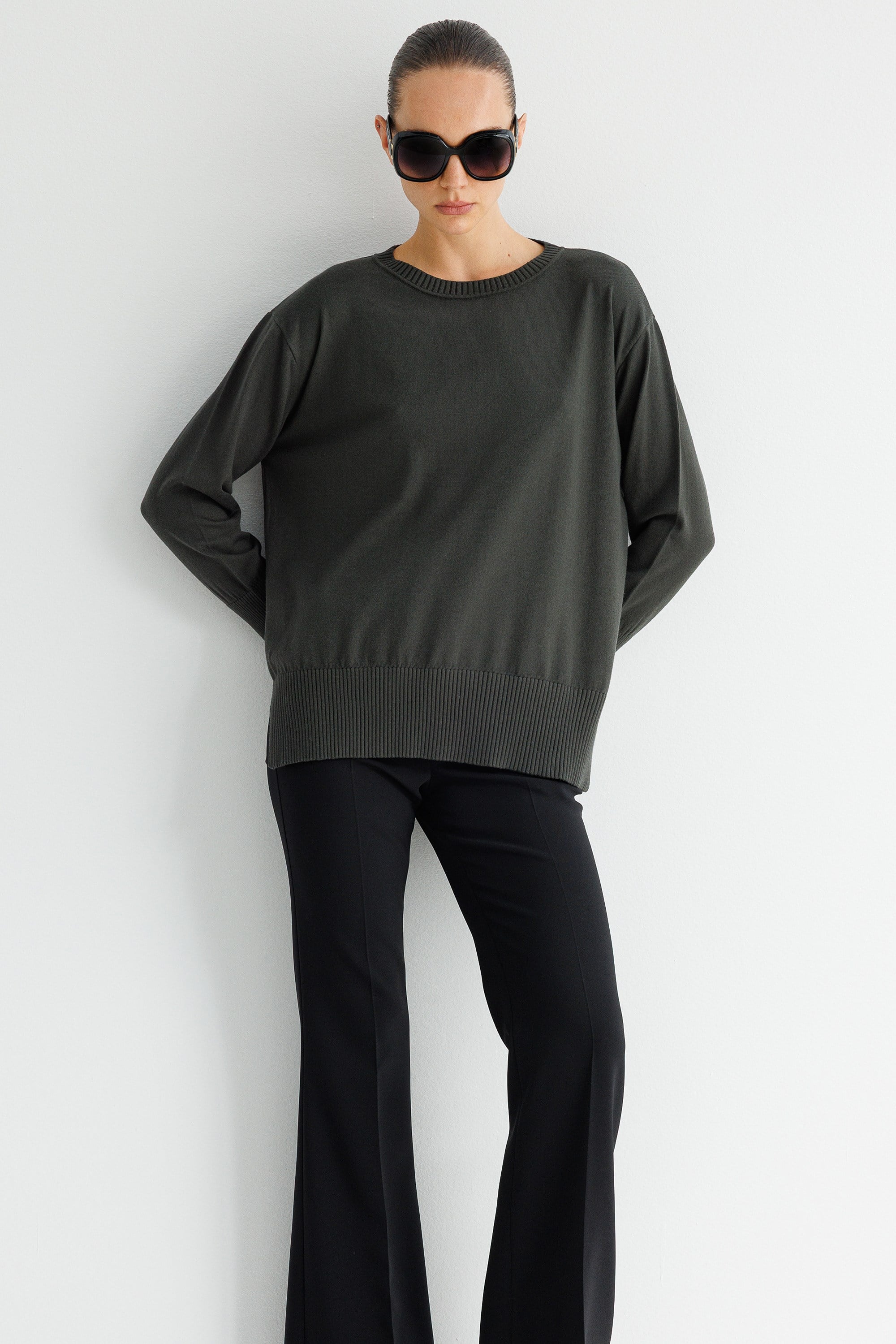O Yaka Oversize Triko