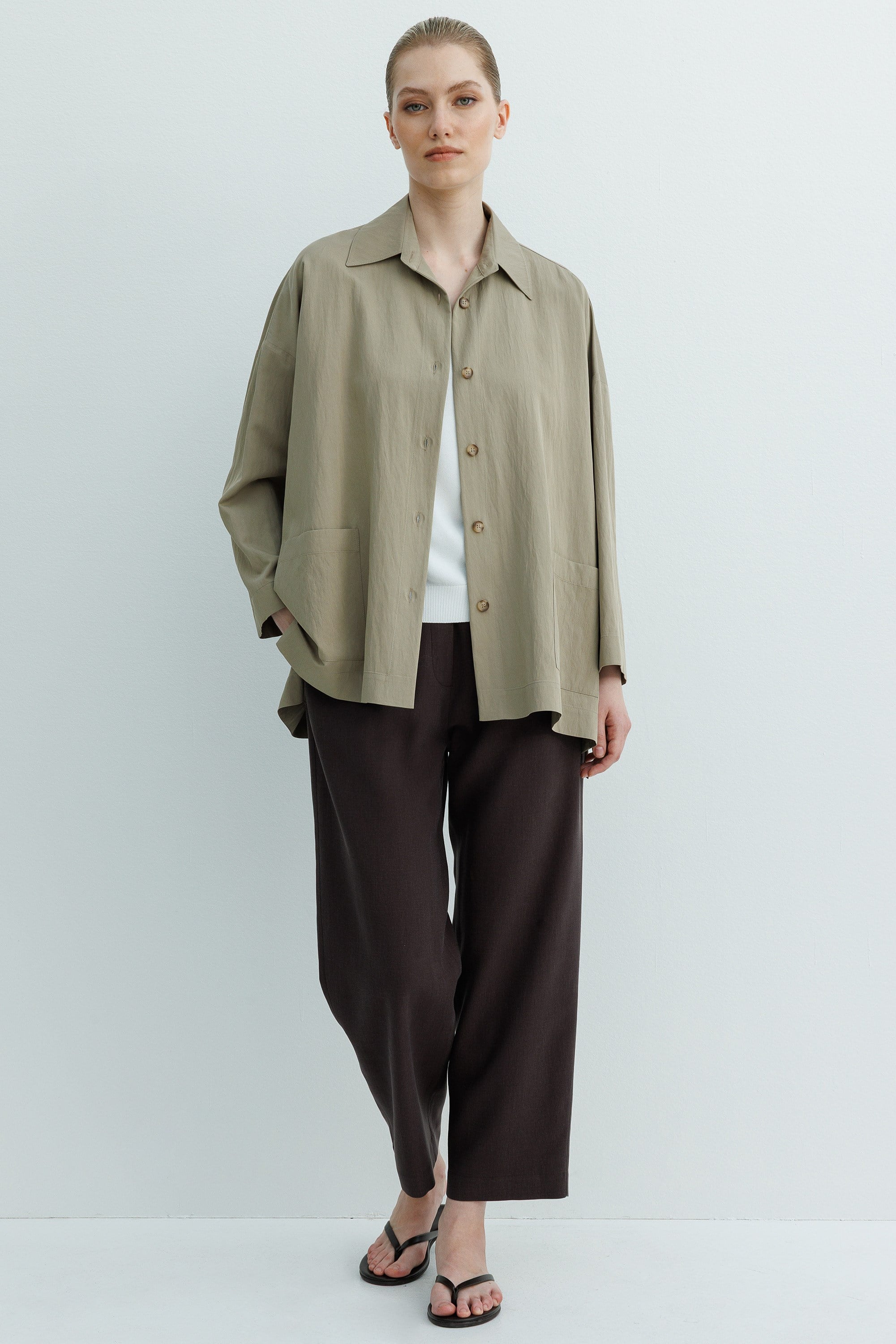 Oversize Cepli Ceket