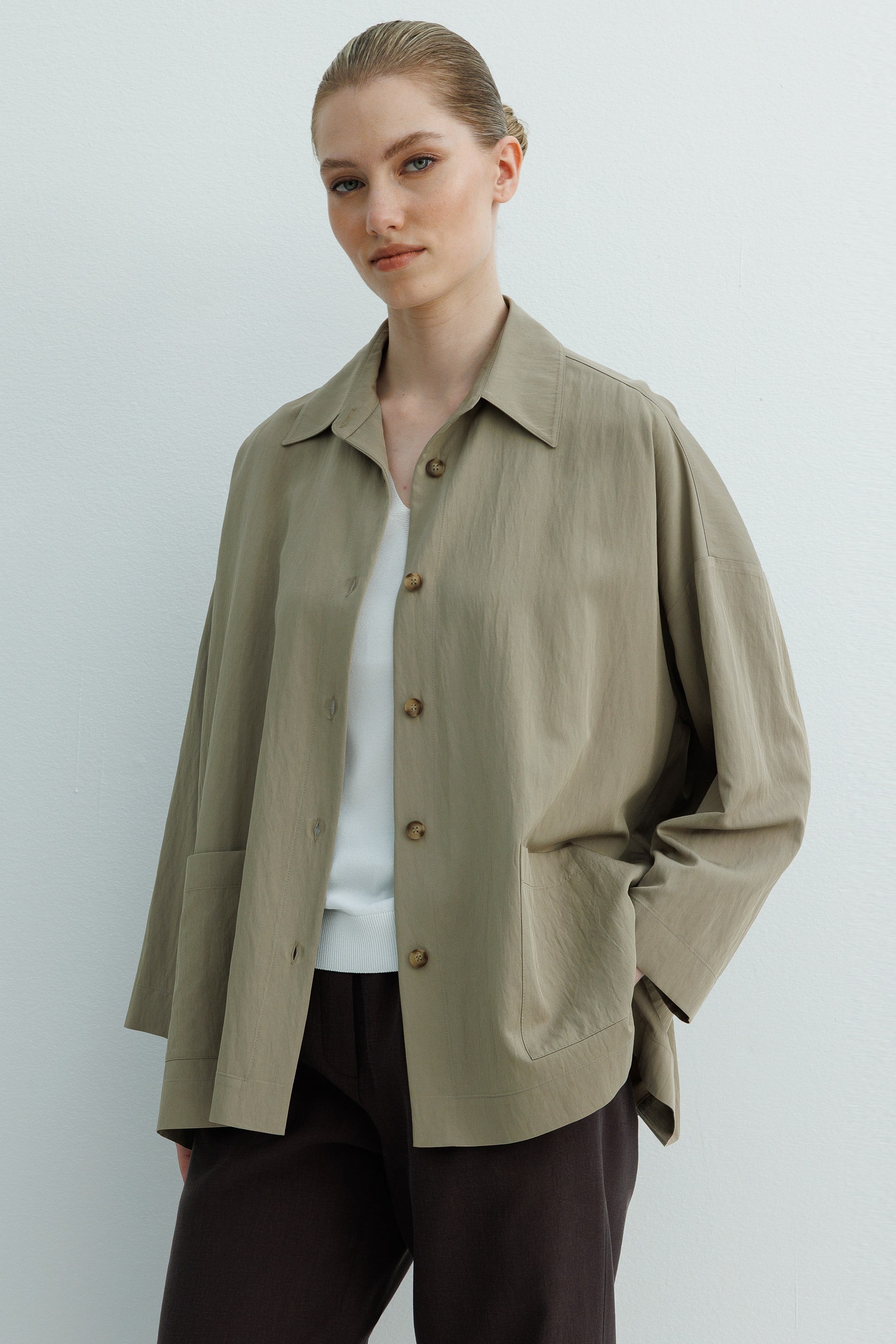 Oversize Cepli Ceket