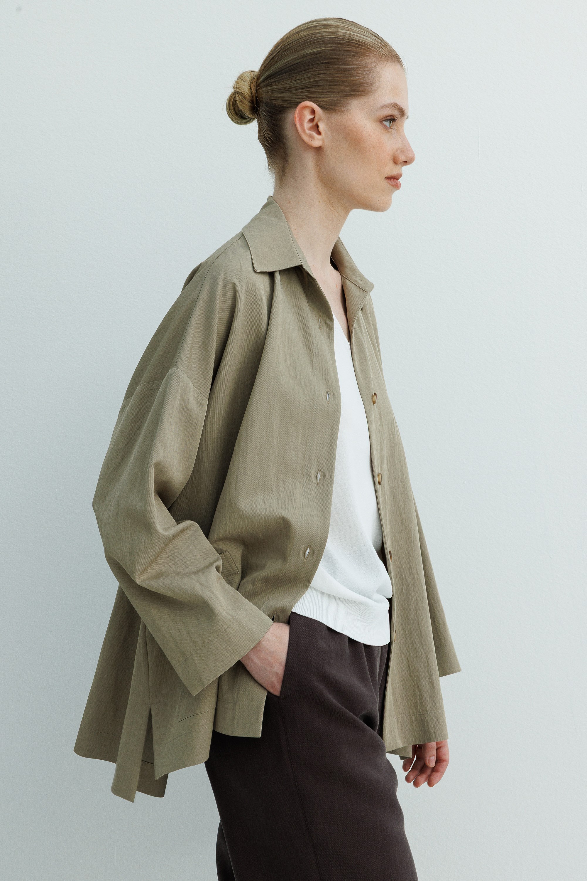 Oversize Cepli Ceket