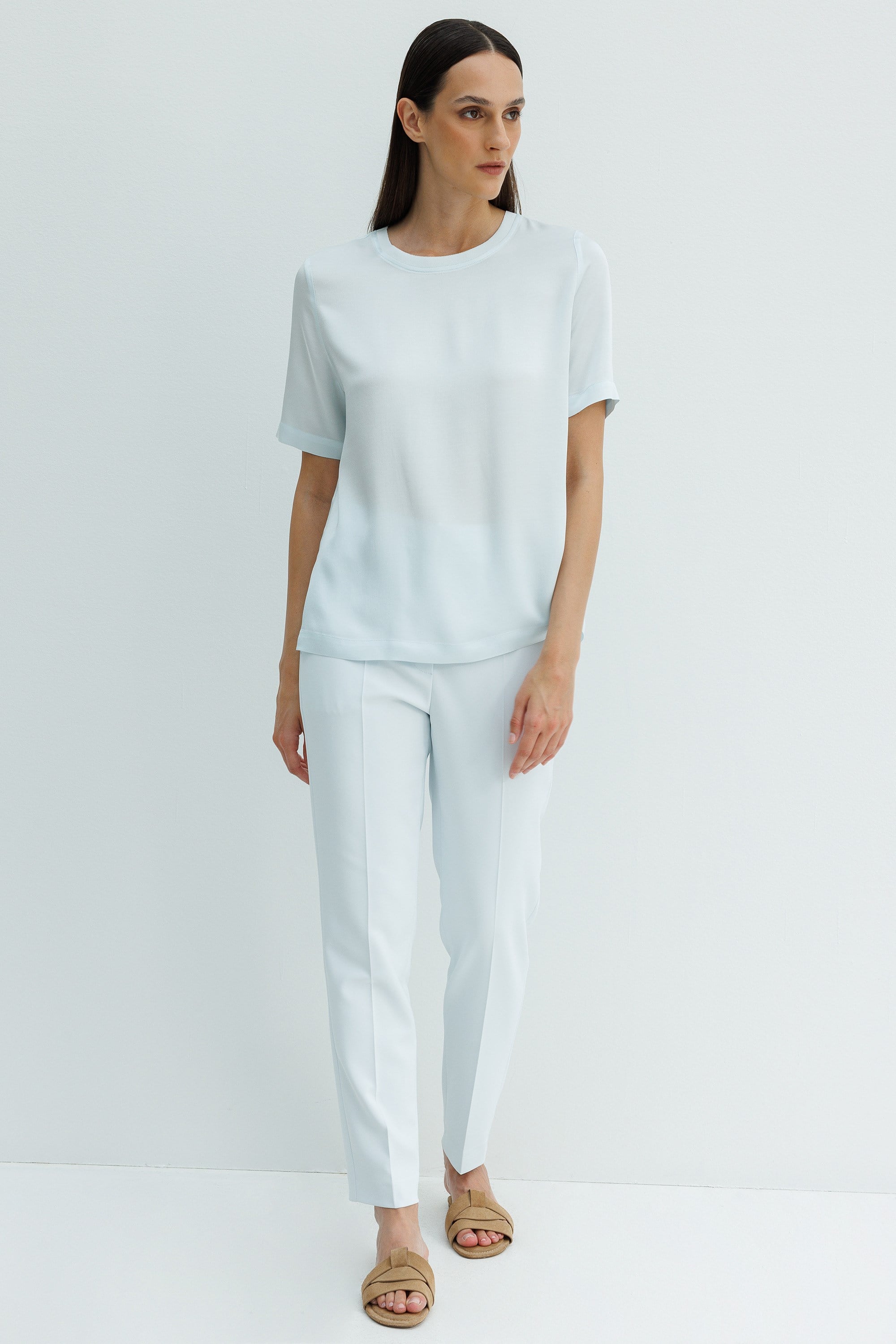 Slim Fit Cepli Pantolon