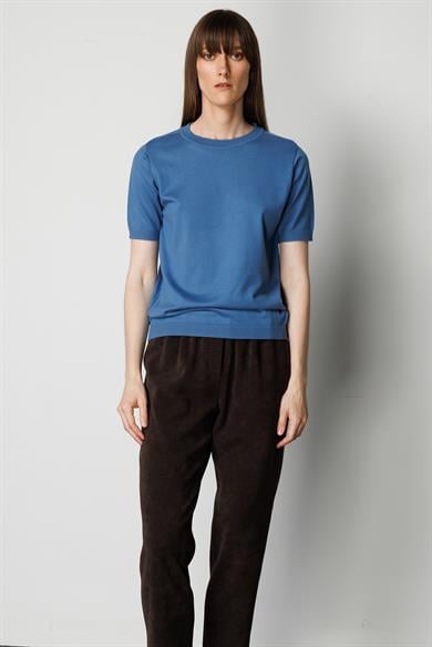 0 Yaka Yarım Kol Triko