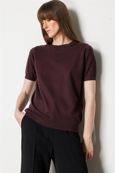 0 Yaka Yarım Kol Triko