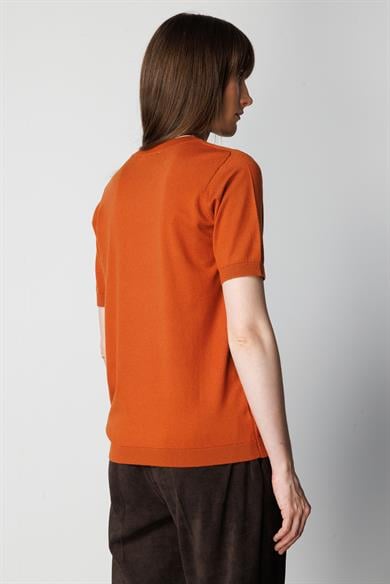 0 Yaka Yarım Kol Triko