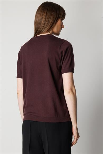 0 Yaka Yarım Kol Triko