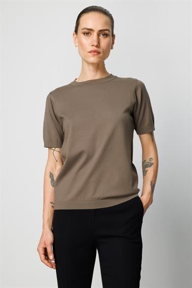 0 Yaka Yarım Kol Triko