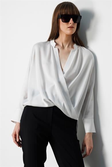 Anvelop Manşetli Bluz