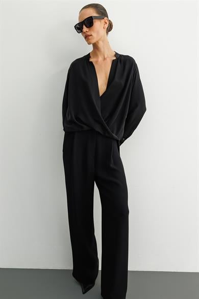 Anvelop Manşetli Bluz