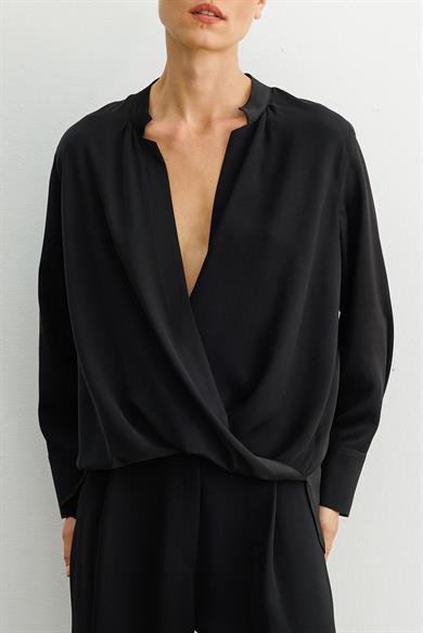 Anvelop Manşetli Bluz