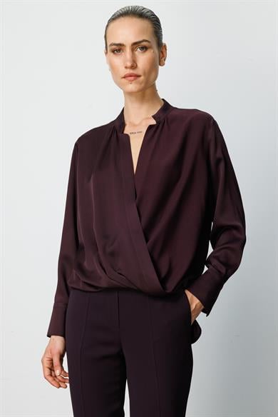 Anvelop Manşetli Bluz