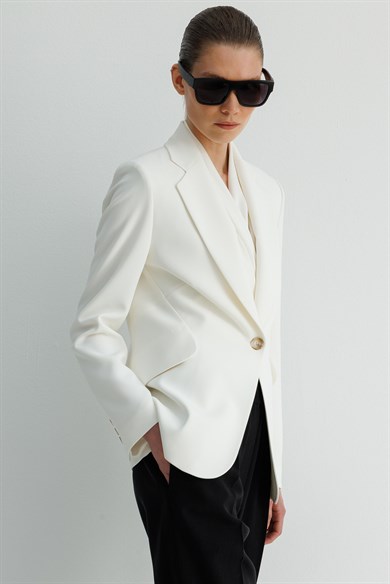 Asimetrik Cepli Ceket