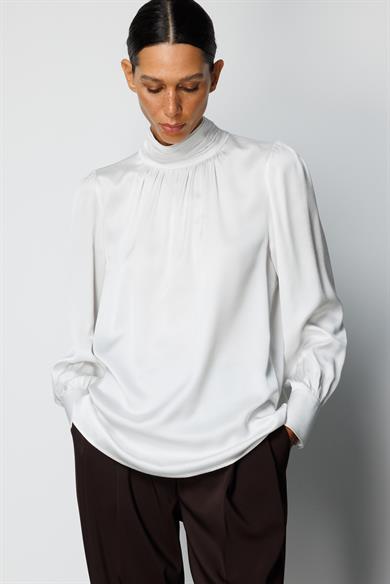 Balıkçı Yaka Drape Bluz