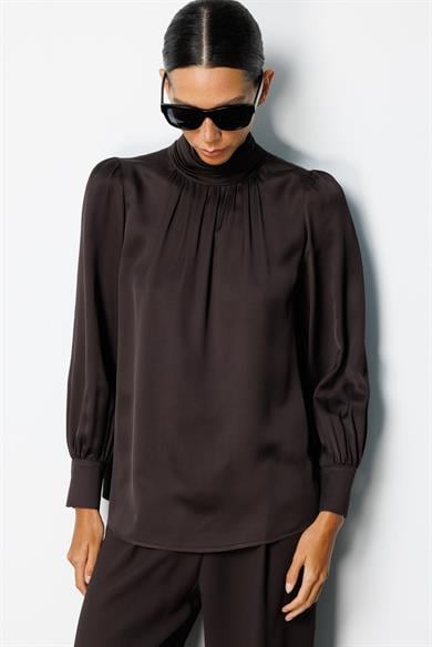 Balıkçı Yaka Drape Bluz