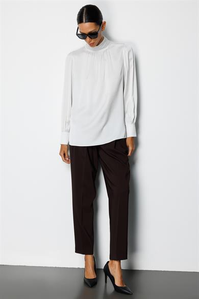 Balıkçı Yaka Drape Bluz