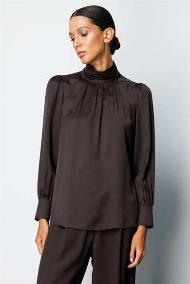 Balıkçı Yaka Drape Bluz