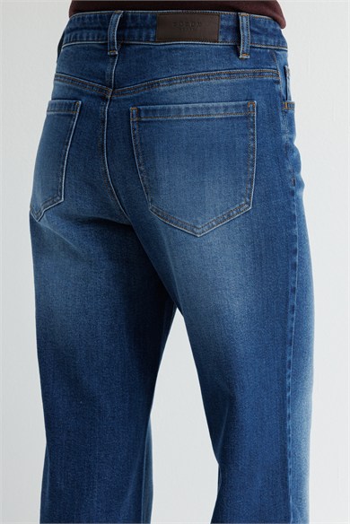 Bol Paça Denim Pantolon