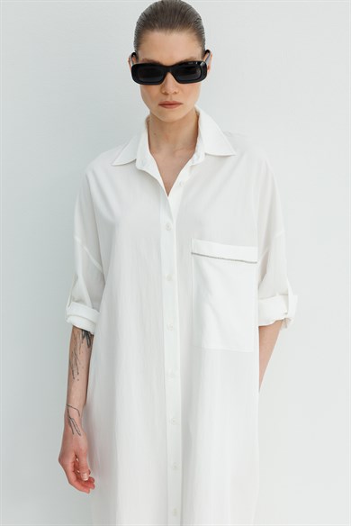 Cepli Gömlek Elbise