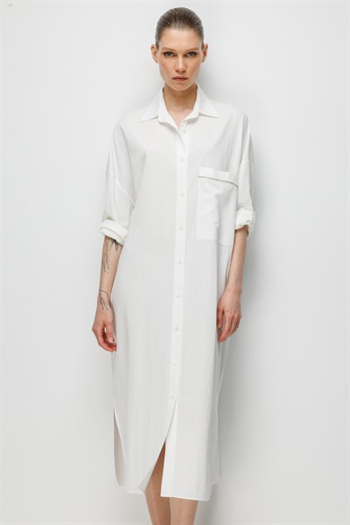 Cepli Gömlek Elbise